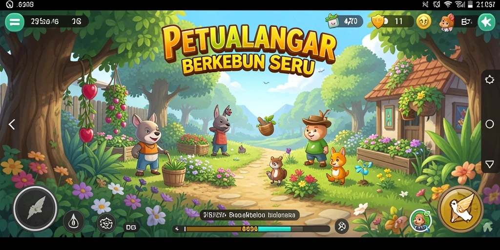 Tampilan gameplay Farming yang menakjubkan di 2757.