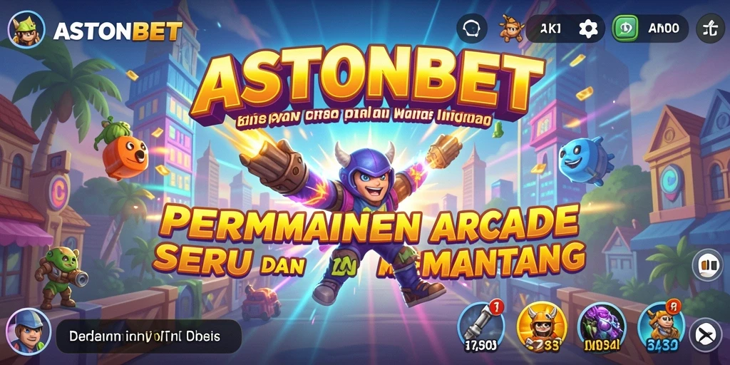 Tampilan gameplay seru dan penuh warna di ASTONBET.