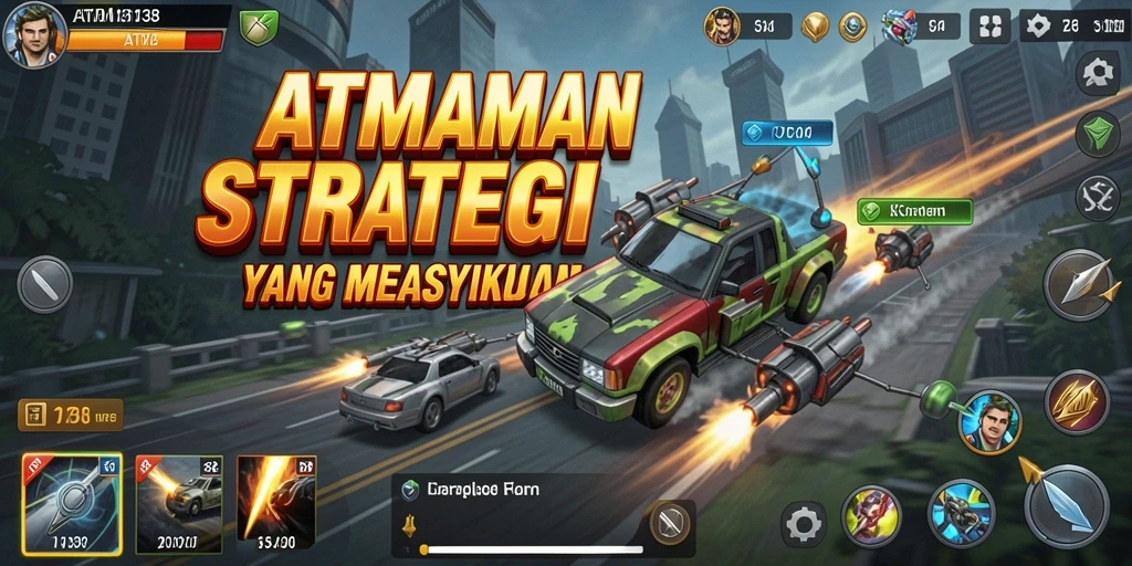 Tampilan menarik dari gameplay strategis ATM138.