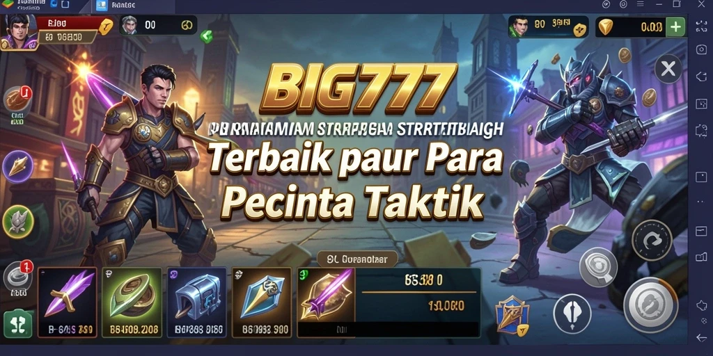 Tangkapan layar dari gameplay <strong>BIG777</strong> menunjukkan pertempuran taktis yang mendebarkan.