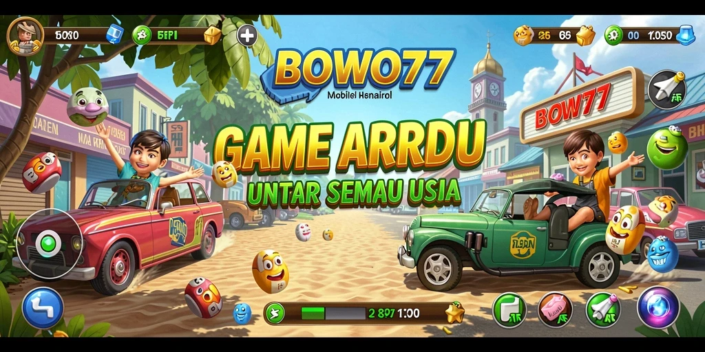 Tampilan gameplay seru di BOWO77 dengan tantangan Arcade.