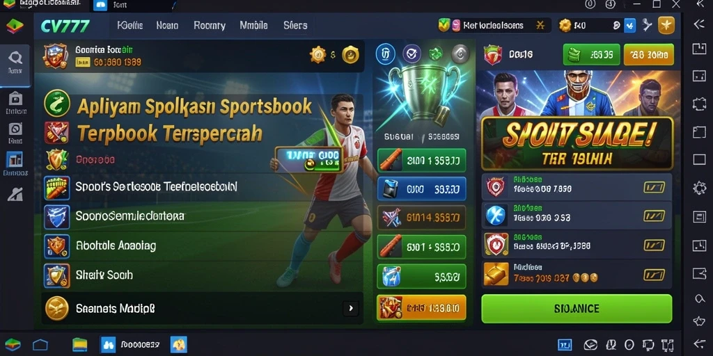 Tampilan menarik dari gameplay CV777 dalam taruhan olahraga.