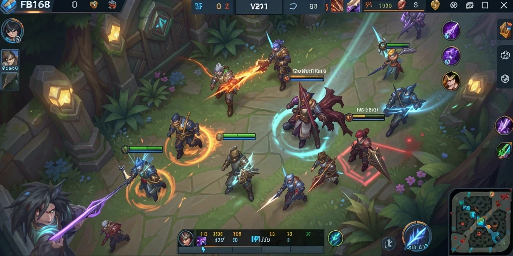 Tampilan menarik dari gameplay seru di FB168 dengan karakter yang berinteraksi.