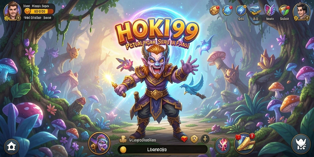 Tampilan gameplay HOKI99 dengan petualangan seru dan grafis menawan.