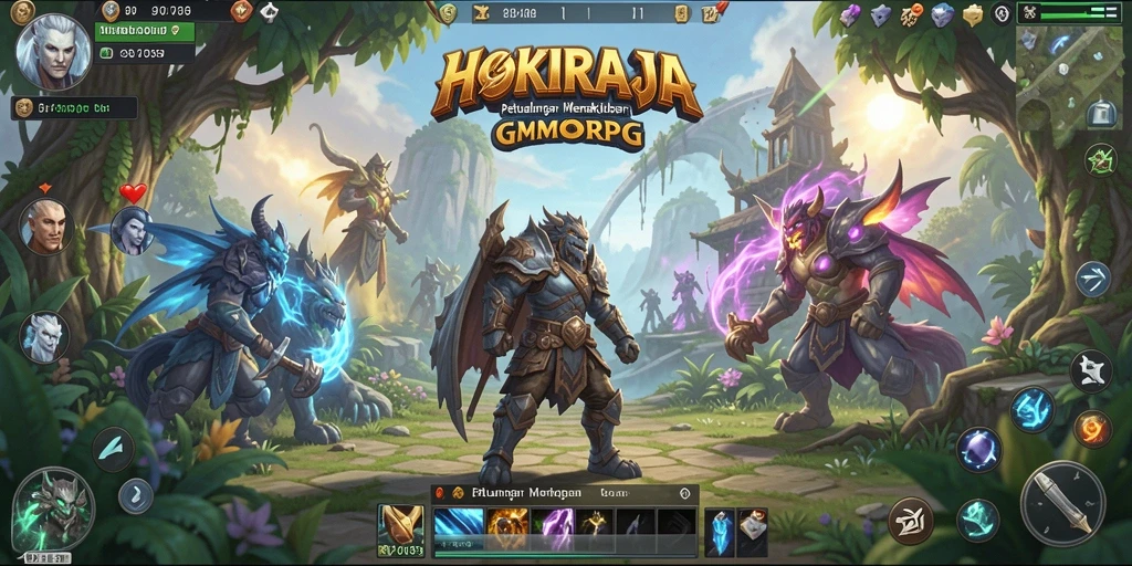 Gameplay seru HOKIRAJA dengan petualangan yang menantang.