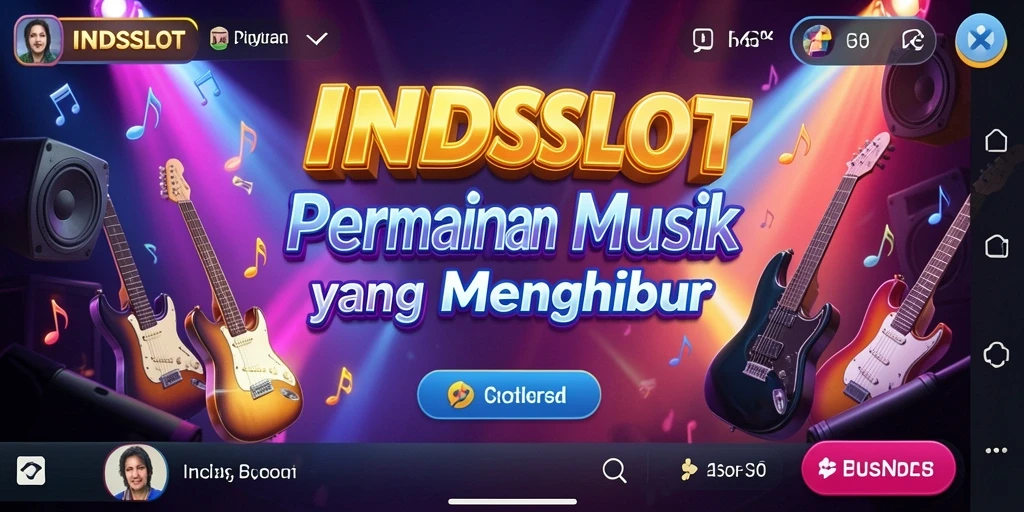 Tampilan gameplay INDSLOT yang memukau dengan musik yang mengalun.