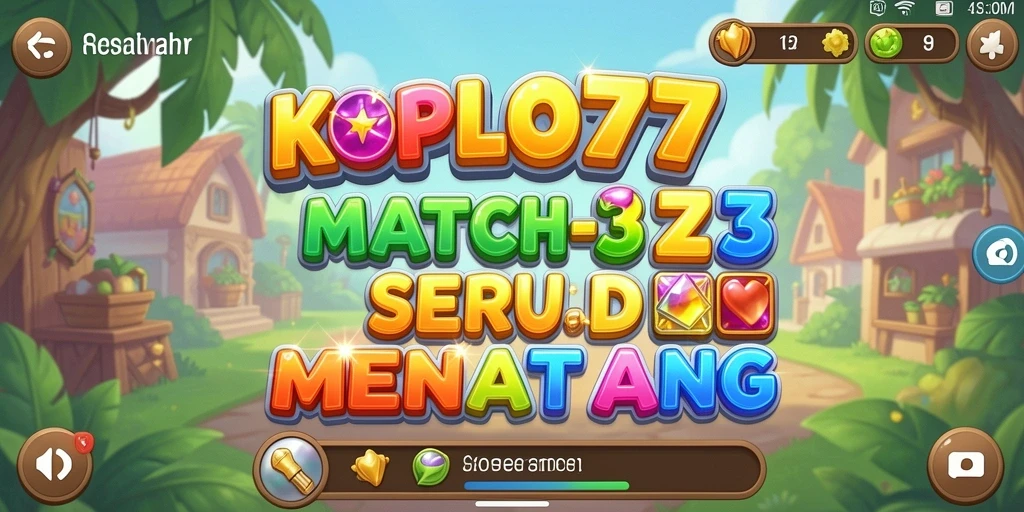 Gameplay seru dan menantang dari KOPLO77 dalam warna-warni.