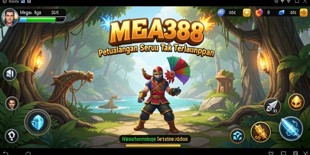 Tampilan gameplay seru dan petualangan menakjubkan di MEGA388.