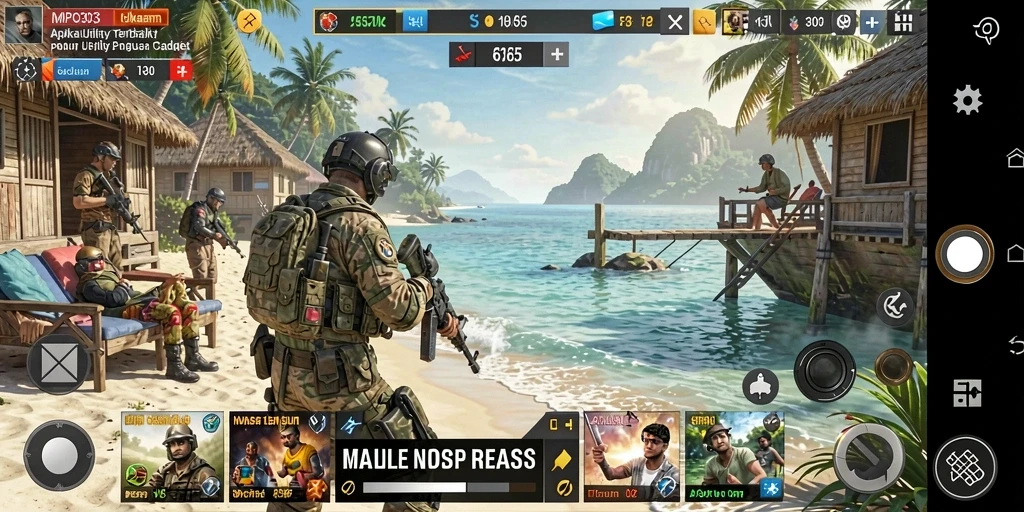 Screenshot MPO303 menunjukkan tampilan antarmuka yang menarik dan informatif.