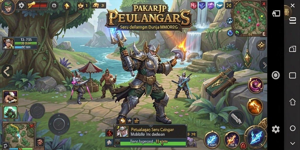 Screenshot gameplay PAKARJP menampilkan aksi seru dan grafik yang memukau.