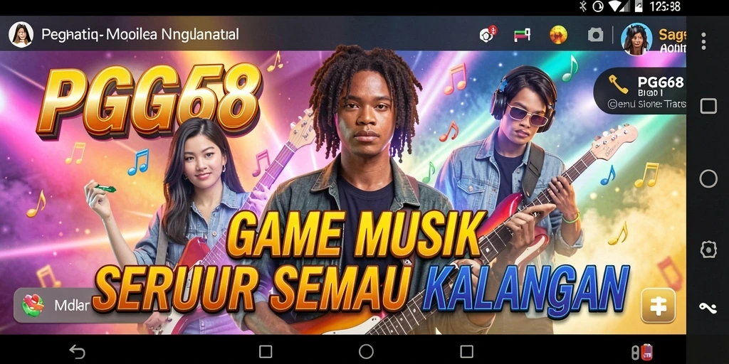 Tampilan gameplay PGG68 yang menarik dan interaktif.