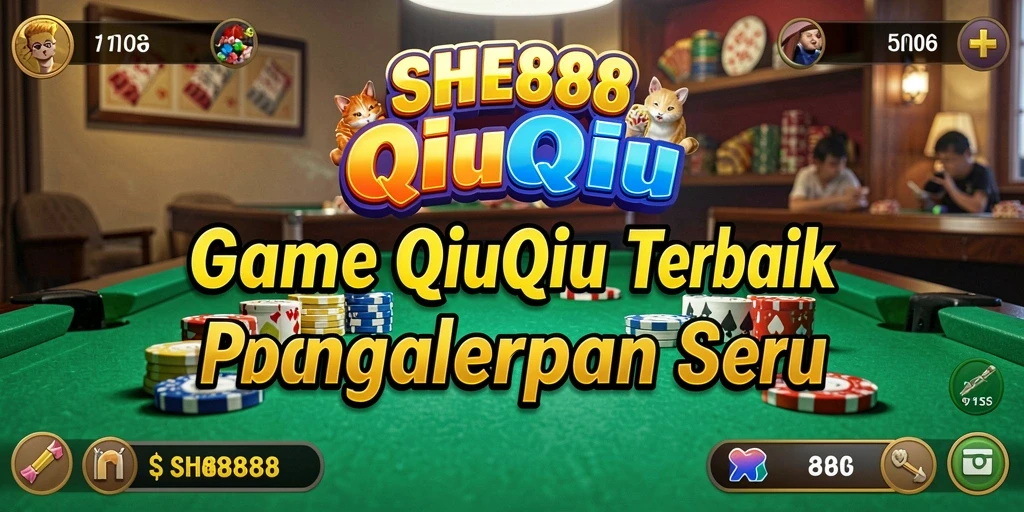 Tampilan gameplay menarik dari SHE888 ketika bermain QiuQiu.