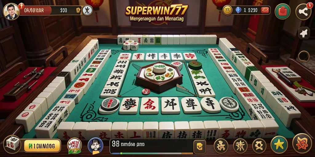 Gameplay menarik Mahjong SUPERWIN777 dengan grafis menawan.