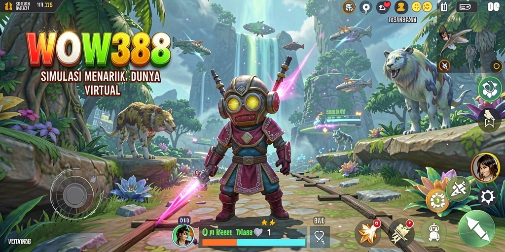 Tampilan gameplay WOW388 yang menakjubkan dan penuh aksi.