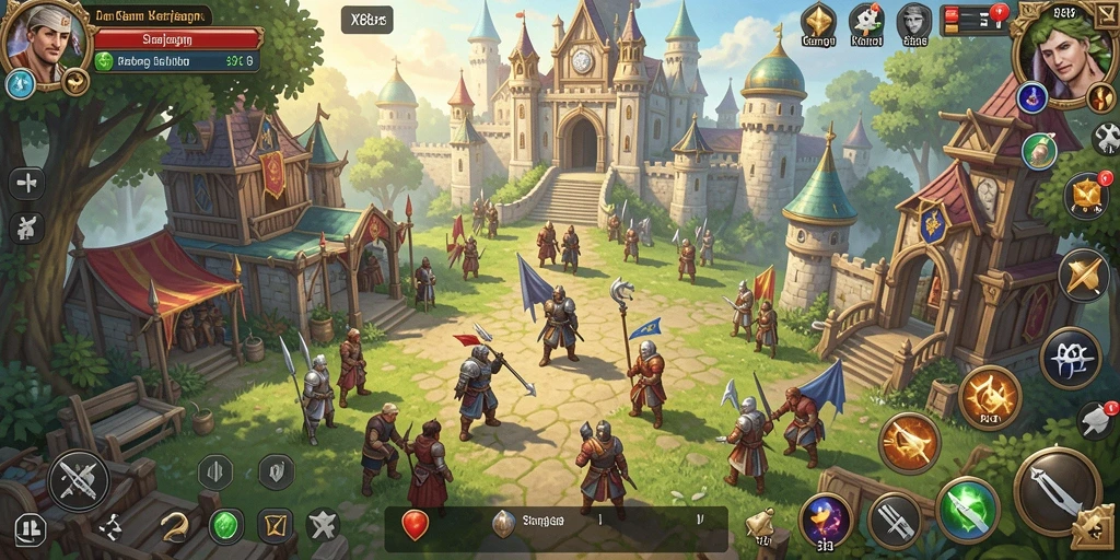 Screenshot menunjukkan aksi seru dalam permainan strategi X88.