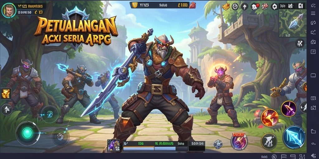 Tampilan gameplay menarik dari YY123 yang penuh aksi.